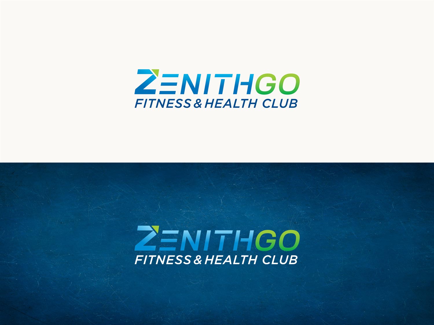 giset design zenith go logo en positivo y negativo